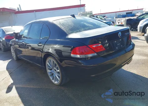 2008 BMW 750Li из США, поврежденный, VIN WBAHN83548DT79919